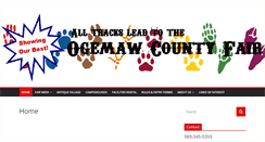 Desktop Screenshot of ogemawcountyfair.org